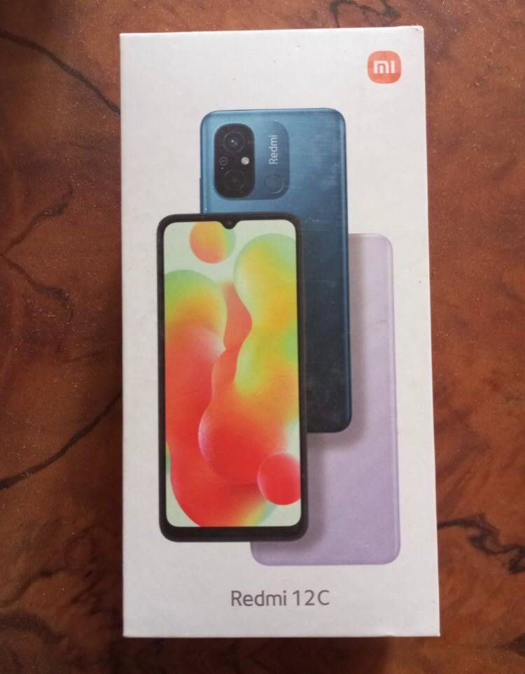 Redmi c 12 , 64 gb , 2 ta simkartali , idial