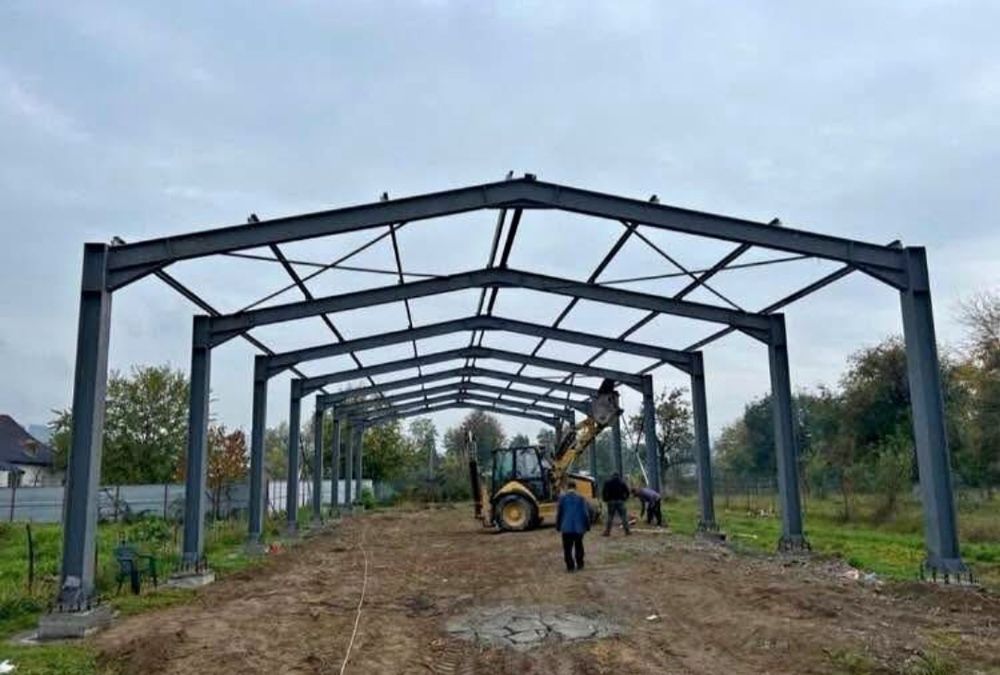 Accept. Variante auto Hale metalice structurii complete
Lățime lungime