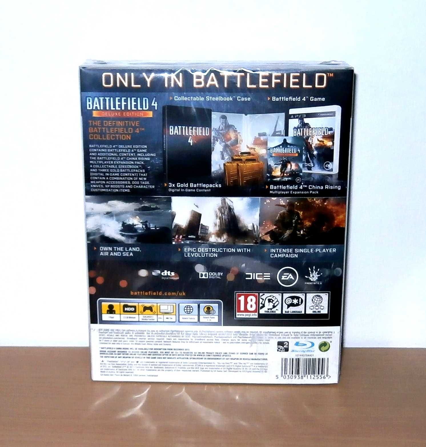 Battlefield 4 Deluxe Edition, editie de colectie rara, sigilata