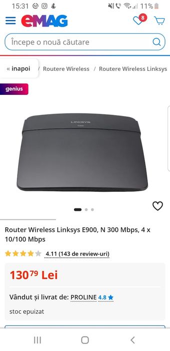 Router wireless Linksys