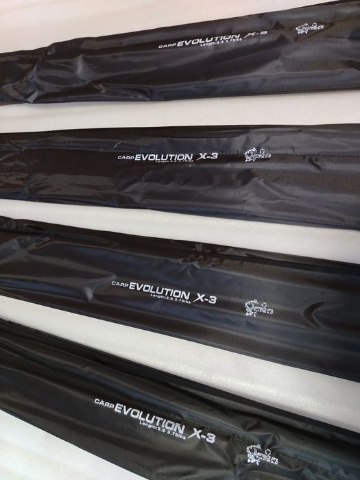 Set 4 Lansete Crap Pro Fl Evolution X-3, 3.9m 3.5 Lbs 3 segmente