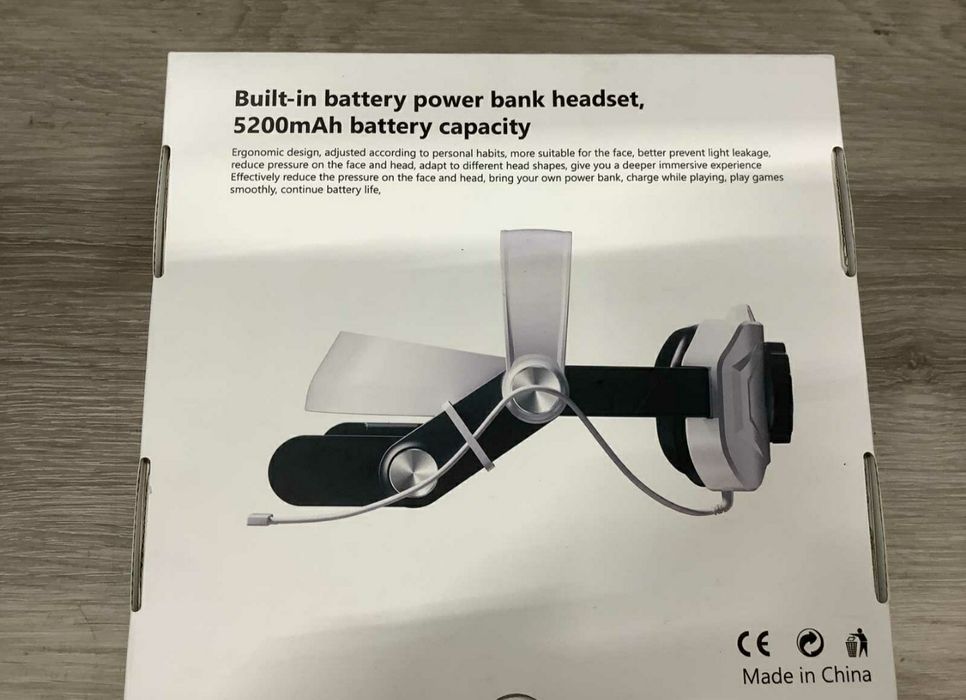 Casca incarcator VR pentru Oculus Quest 2   5200mAh .