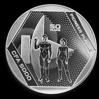 Moneda argint 9999 lingou, Pioneer Plaque 2022 31 grame