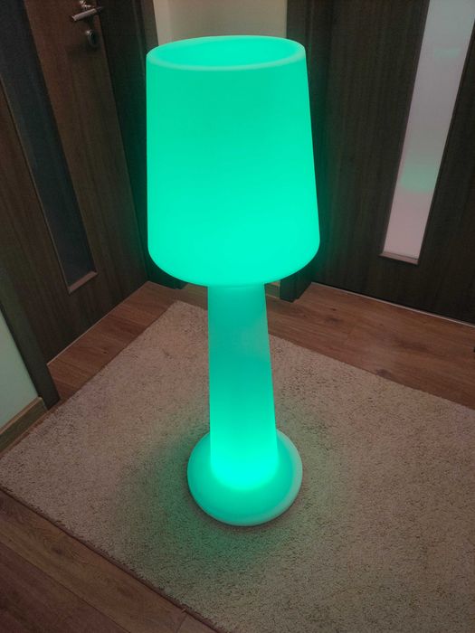 Lampă de podea wireless AUSTRAL 110cm cu LED multicolor și telecomandă
