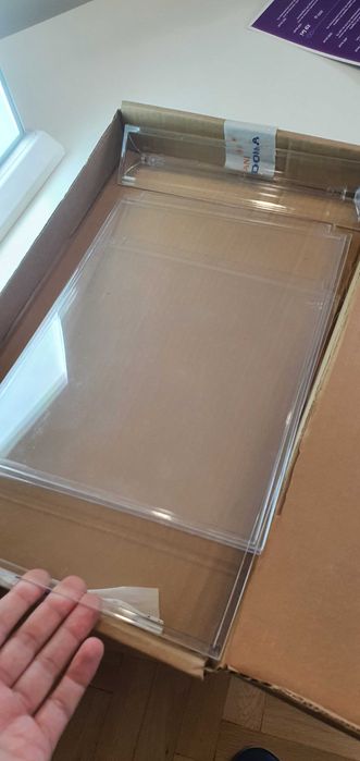 Reclama luminoasa panou led A4 cu stand reincarcabil de birou