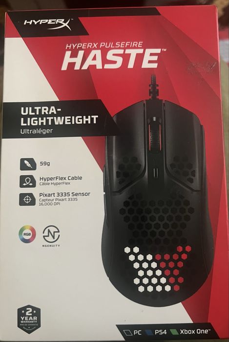 Продам мышь hyperx pulsefire haste