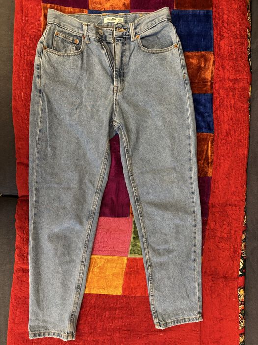 Джинсы голубые pull & bear