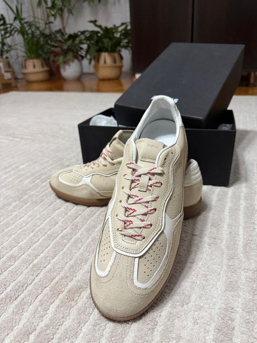 Adidasi Alohas tb490 rife grain cream leather sneakers nr 46