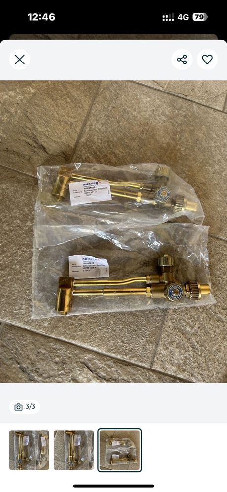 Brener oxigaz CO2 Butelie Argon