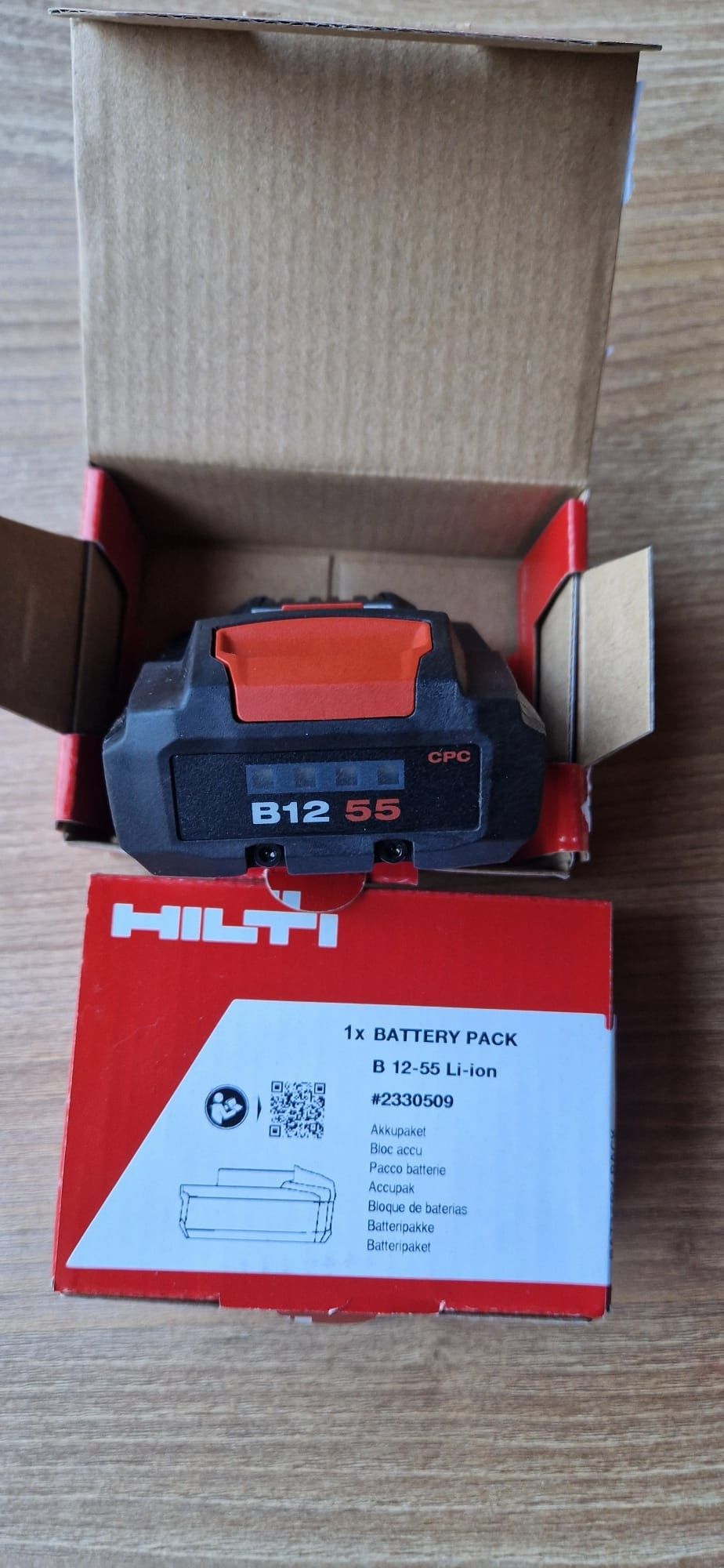 Hilti acumulator de 12 V