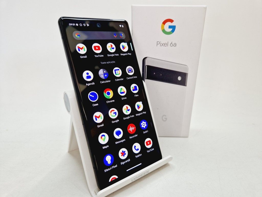 Google Pixel 6A 128GB Charcoal 6GB Single, Garantie 12 luni | #R70336