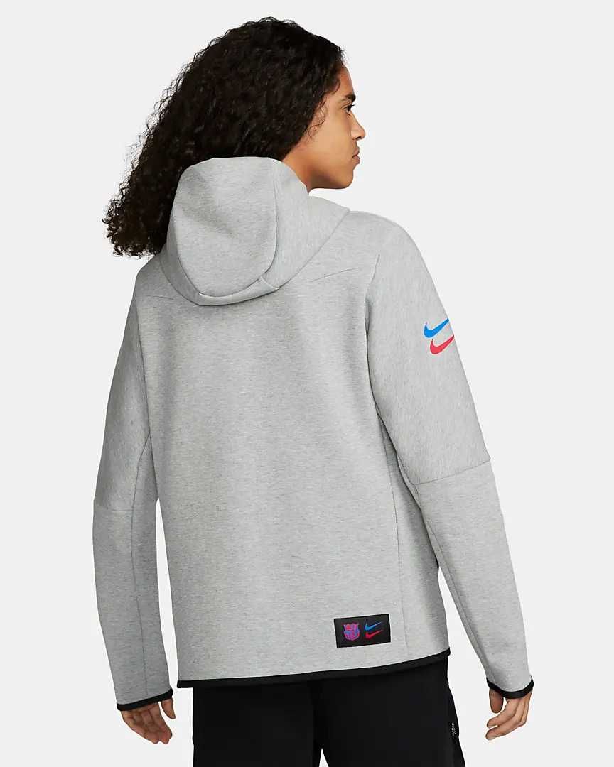 Мъжко горнище Nike X Barcelona tech fleece grey