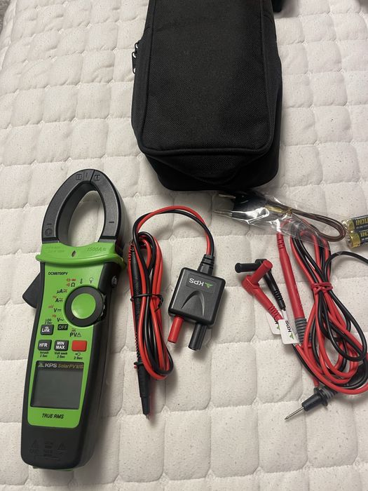 Domeniu panouri fotovoltaice clampmetru KPS