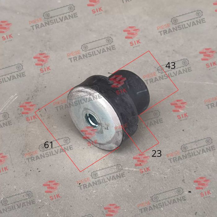 Tampon amortizor cauciuc pt buldoexcavator JCB 3CX 4CX 1400B 215 etc