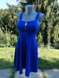 Платье сарафан синего цвета