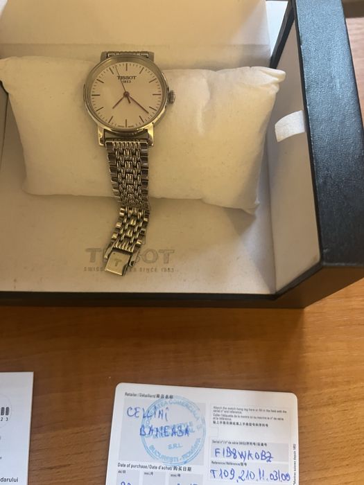 Vand urgent Tissot Everytime dama cadoul perfect