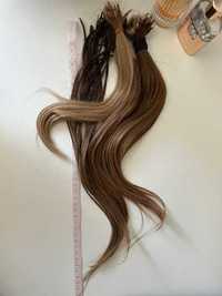 Натуральные волосы, пряди 25-40 см.