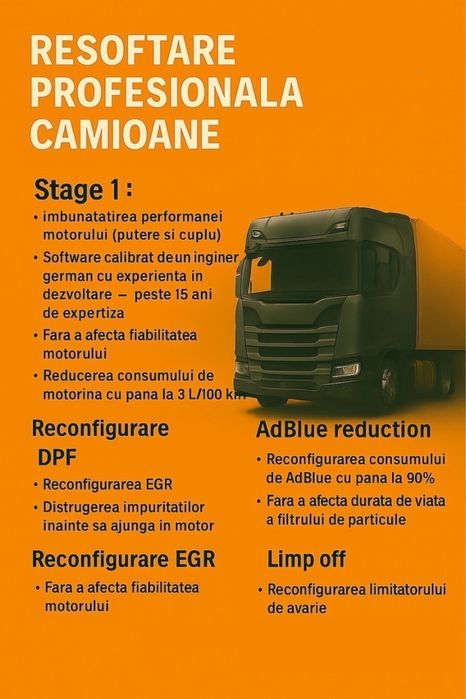 RESOFTARE profesionala camioane