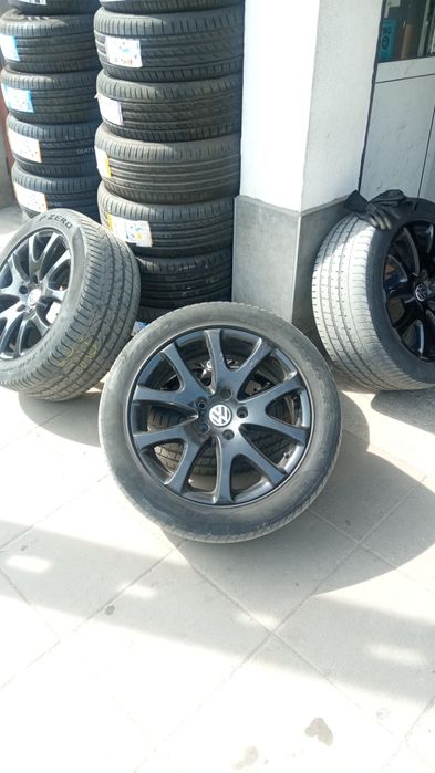 джанти 19" 5x130 оригинални за vw touareg с летни гуми  PIRELLI 275/50