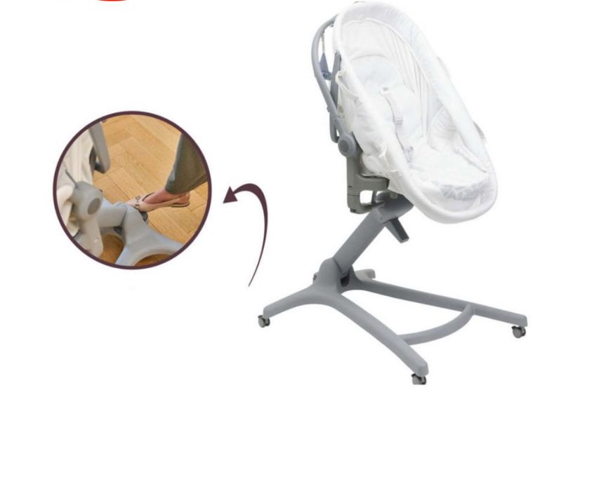 Baby Hug Air 4в1 - креватче, шезлонг, стол за хранене