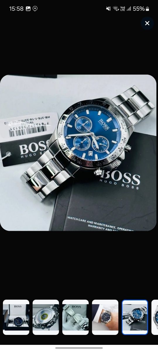 HUGO BOSS Soat Original UK dan olib kelingan