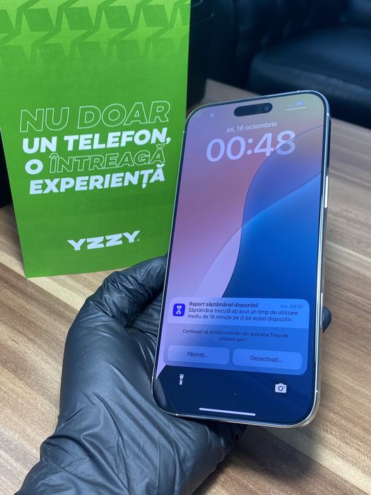 iPhone 16 Pro Max / 512 GB / Sănătate baterie 100% / Foarte bun