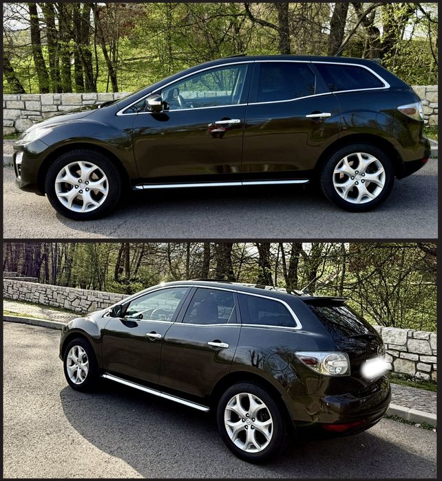 Mazda CX 7 2.2 Diesel 173 CP 2010 Euro 5 Negru perlat Trapa panoramica