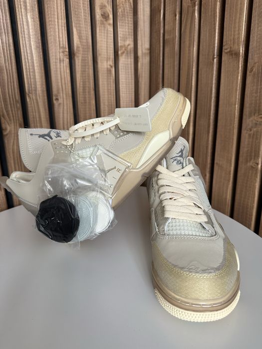 Air Jordan 4 Off White Sail Aj4 Retro size 43