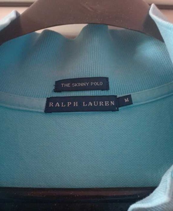 Оригинална дамска фланелка с яка Polo Ralph Lauren