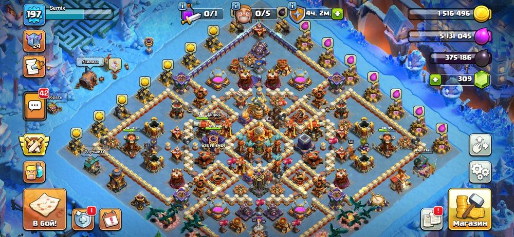 Clash of clans 16tx 15000
