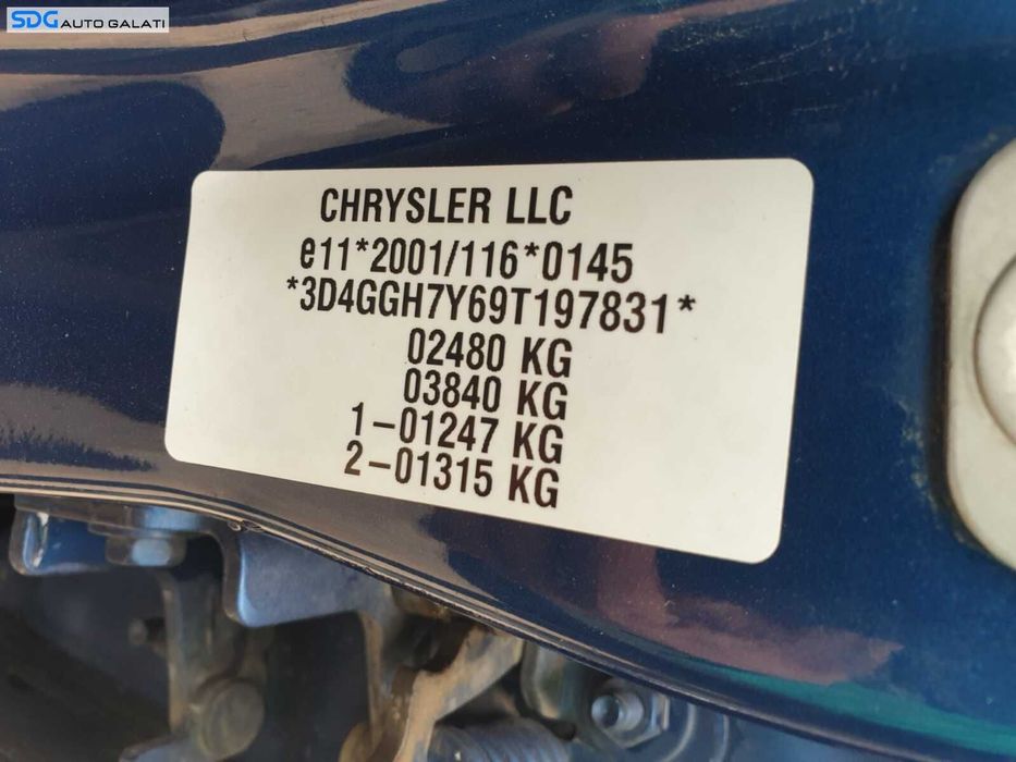 Motor Ambielat Fara Anexe 2.0 CRDI BWD Dodge Caliber 2006 - 2015 [C9715]