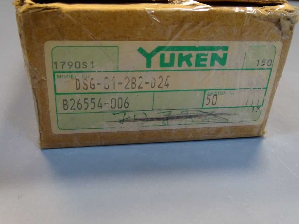 Хидравличен разпределител YUKEN DSG-01-2B2-D24-50 24VDC