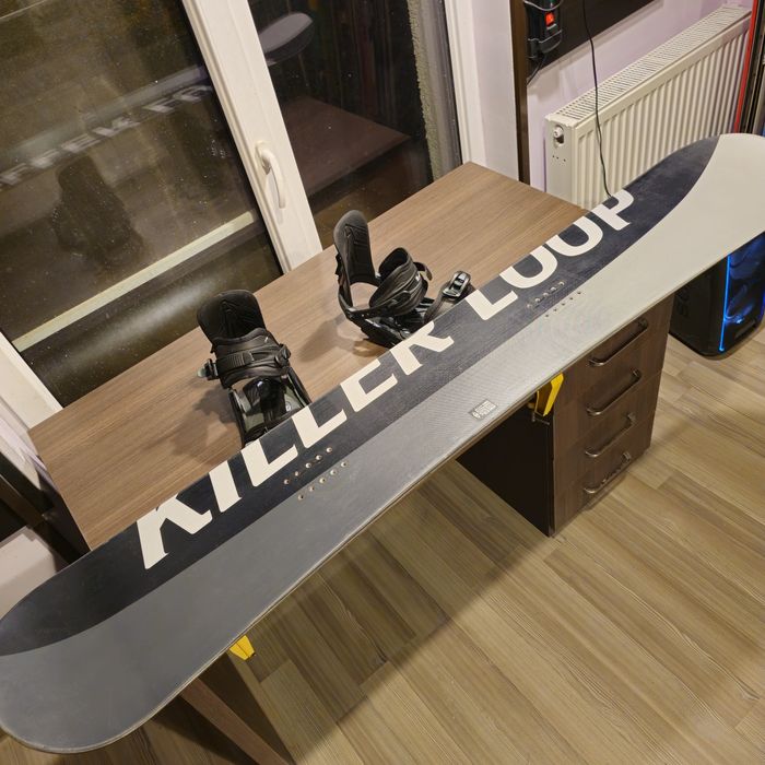 Placa Snowboard Killer Loop 162 cu Legaturi Crazy Creek L