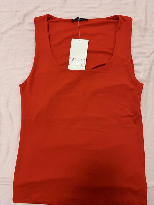 Потник Zara цвят корал