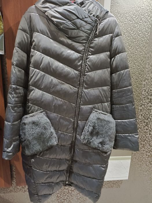 Куртка пуховик зима р.44-46