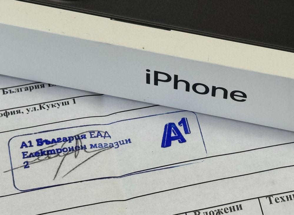 ЗАПЕЧАТАН 128GB iPhone 16 tTec MODE А1 Гаранция 2027г. Black