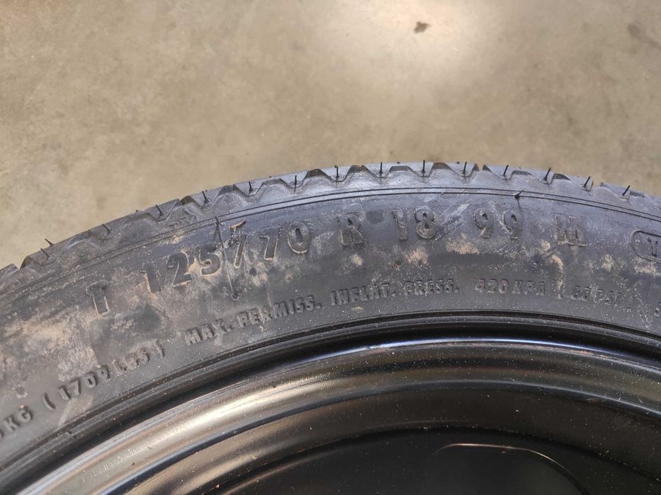 Резервна гума Патерица за Audi и Volkswagen 17цола