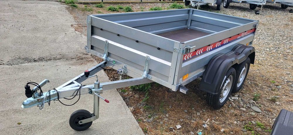 Remorca 750 kg BASCULABILA !  2 axe --- PLATA IN RATE - 2400x1250 mm