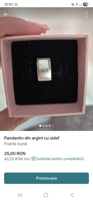 Vand bijuterii din argint