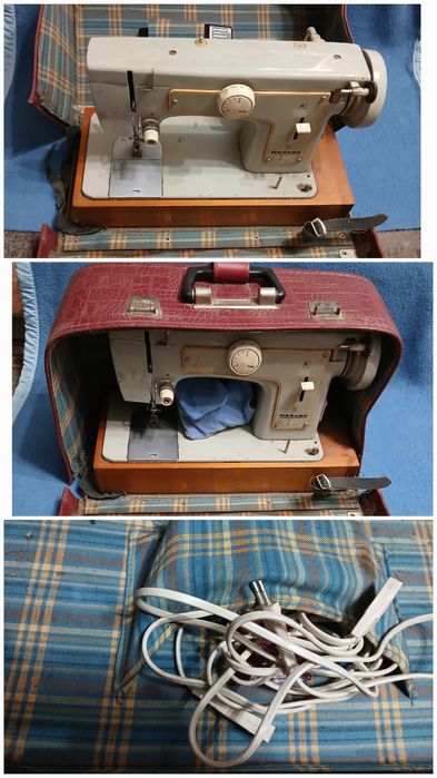 Masina Cusut Electrica Ruseasca Retro Veche Functionala ...