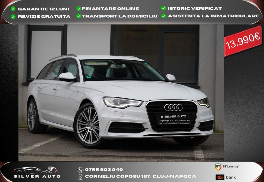 Audi A6 Automat Sline  Led Euro 6 190cp Ultra Rate Garantie