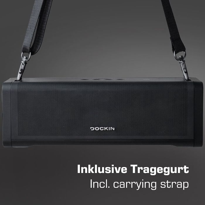 50W Hi-Fi Преносима Bluetooth Колона DOCKIN D FINE+ 2, 9600mAh