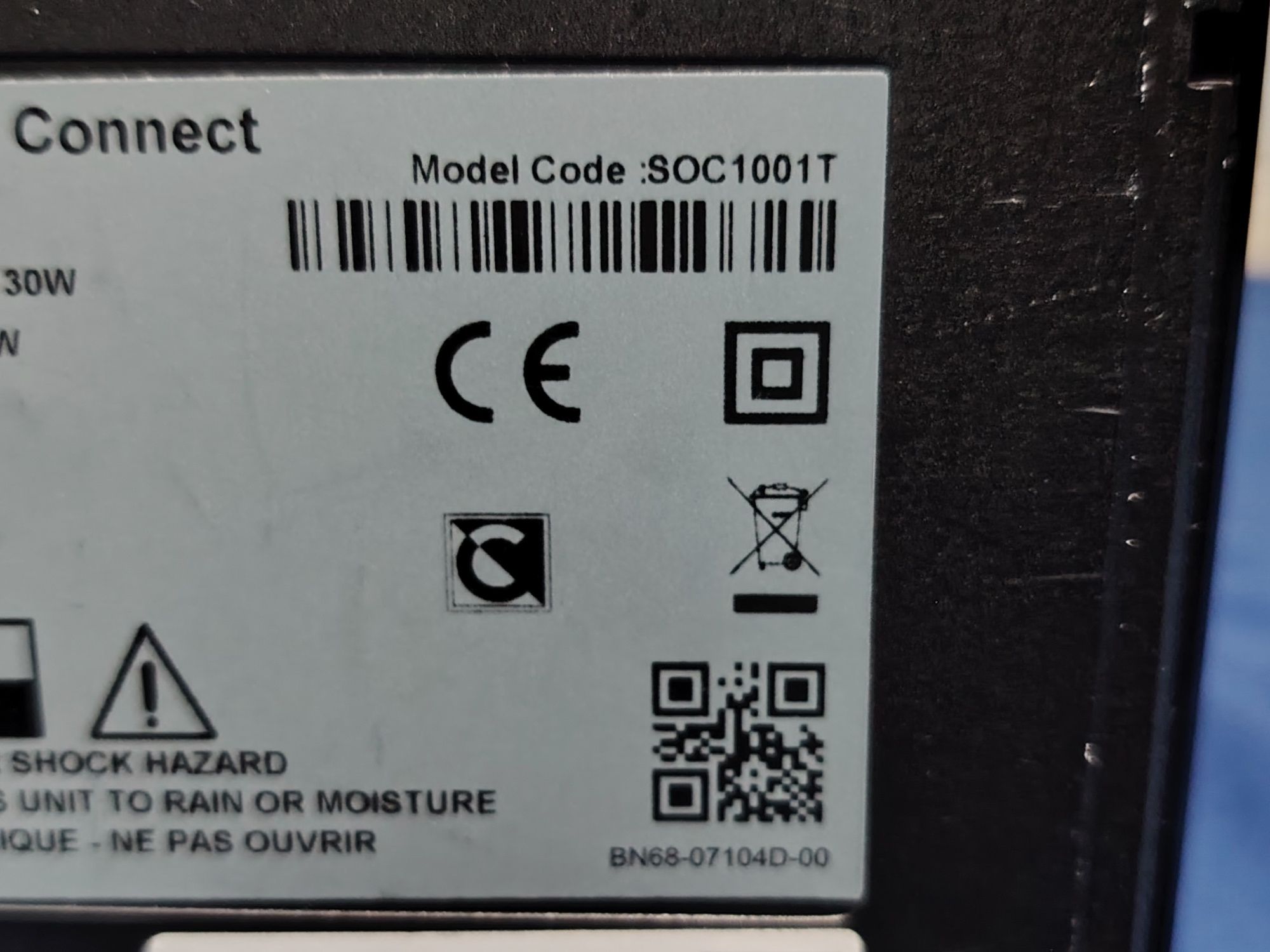 SAMSUNG One Connect model Soc 1001T