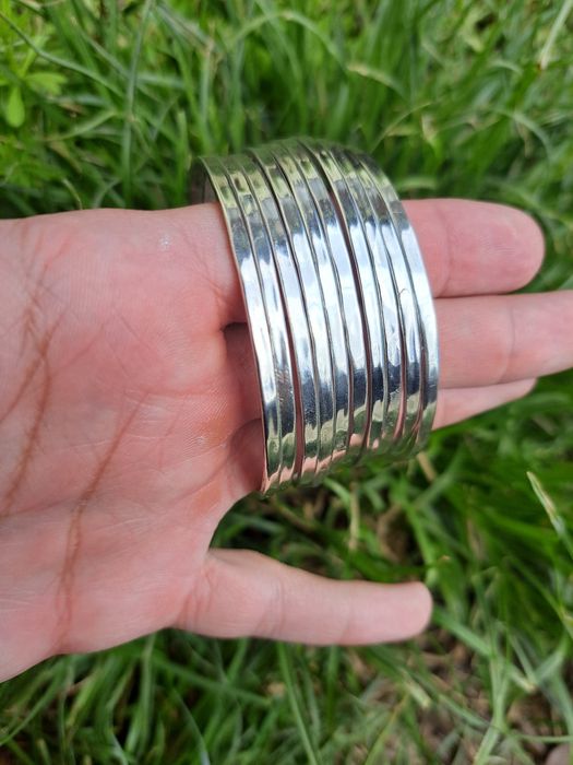 Set 10 bratari argint Bangles 94 grame