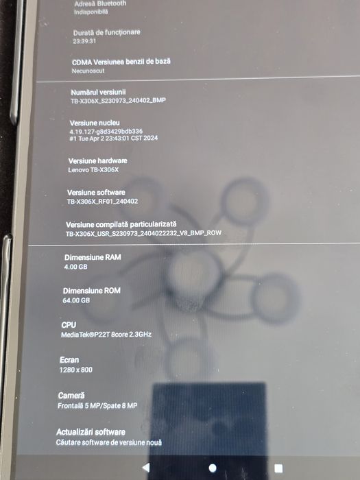 Tableta lenovo M10 4GB RAM - 64GB

garantie EMAG 29.12.2025