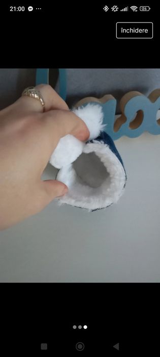 Ghetuțe îmblănite bebe