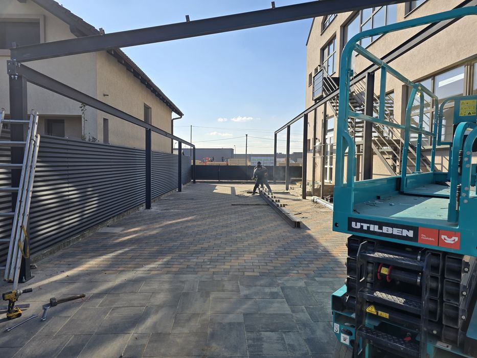 Hala Terasa structura demontabila constructii terase montaj hala