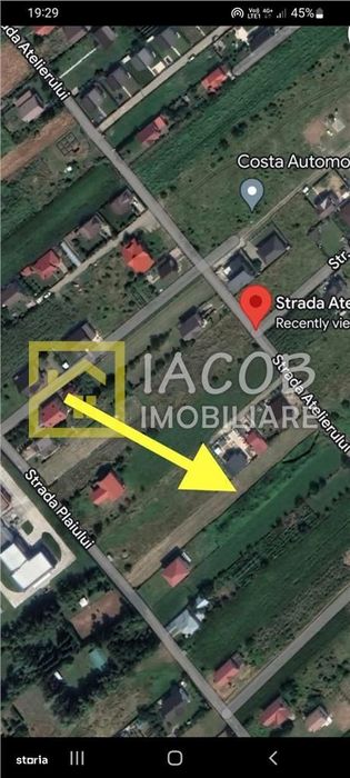 Teren intravilan Magura, deschidere la strazile Plaiului și Ateli