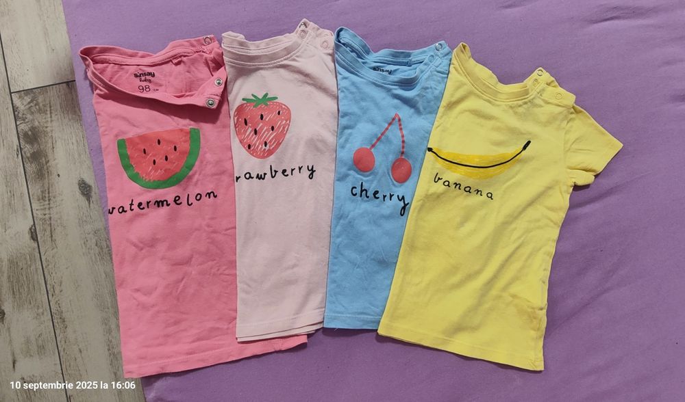 Tricouri fetița 3 ani