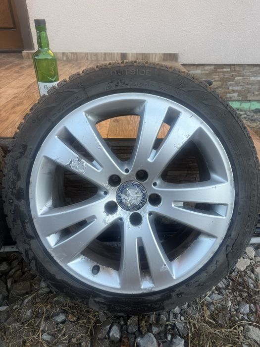 Джанти 17” 5•112 от w204 с много добри гуми